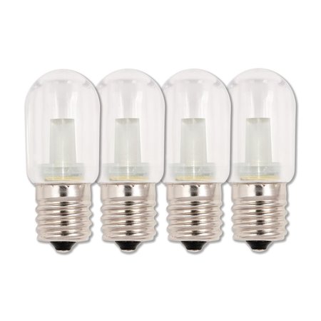 WESTINGHOUSE Bulb LED 1.5W 120V T7 Specia-Lighty 2700K Clear E17 Intermediate Base, 4PK 4511920